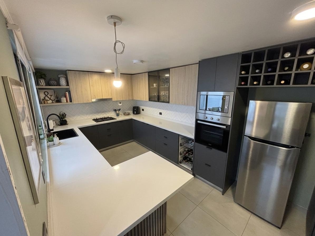 Remodelación Cocina Roberto Owen — La Florida 40 m²